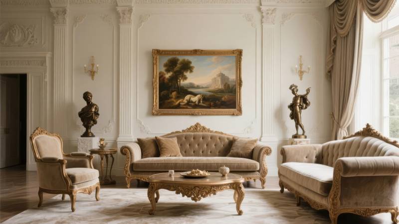 古典客厅雅致风图片