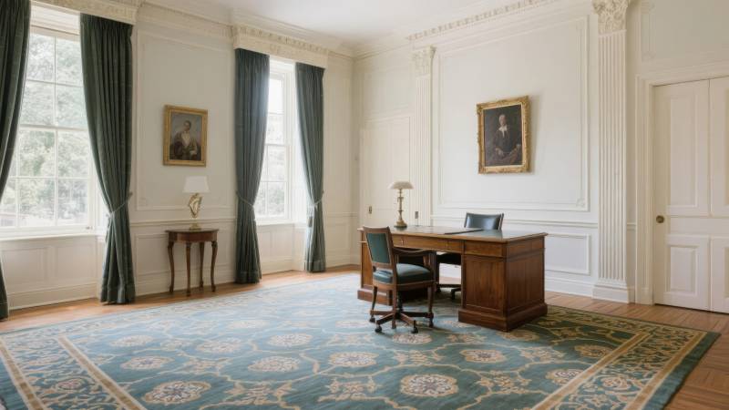 典雅书房静谧一角图片