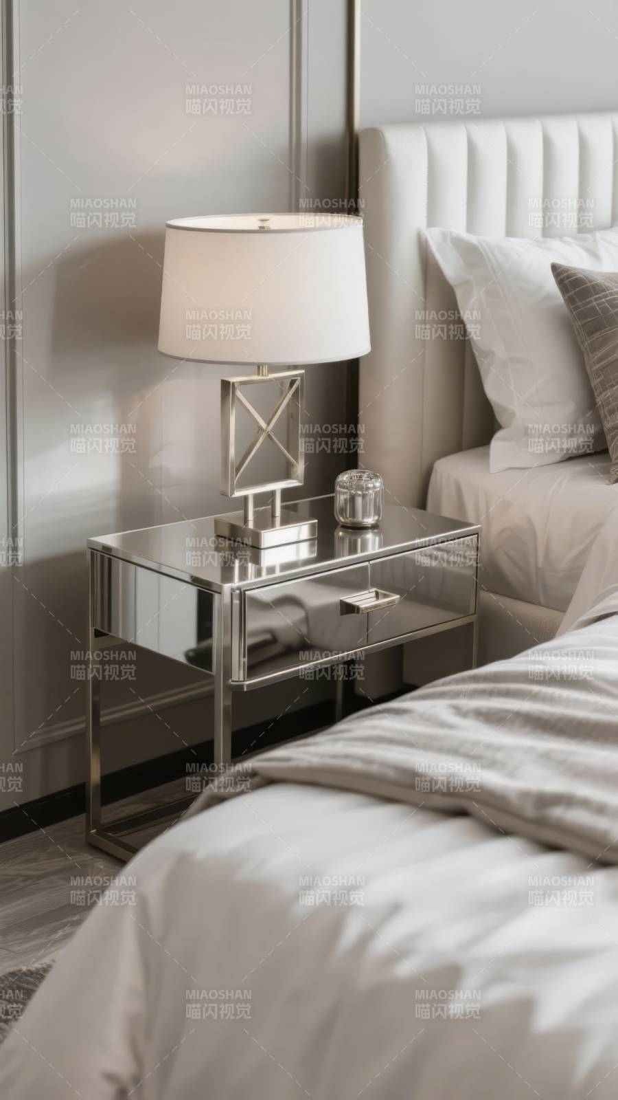 现代卧室床头灯饰图片
