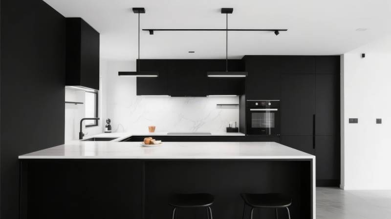 现代简约厨房设计图片