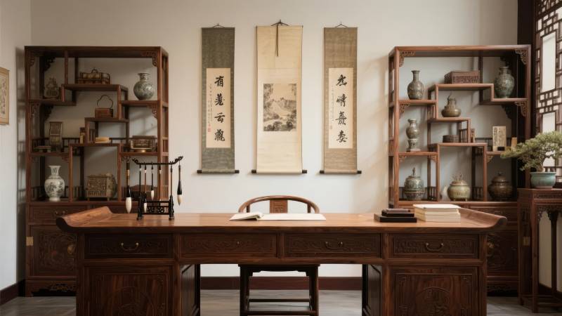 古典书房雅韵图片
