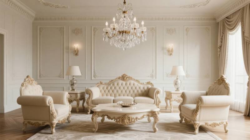 欧式奢华客厅图片