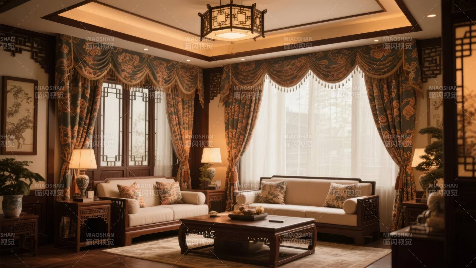 中式典雅客厅图片