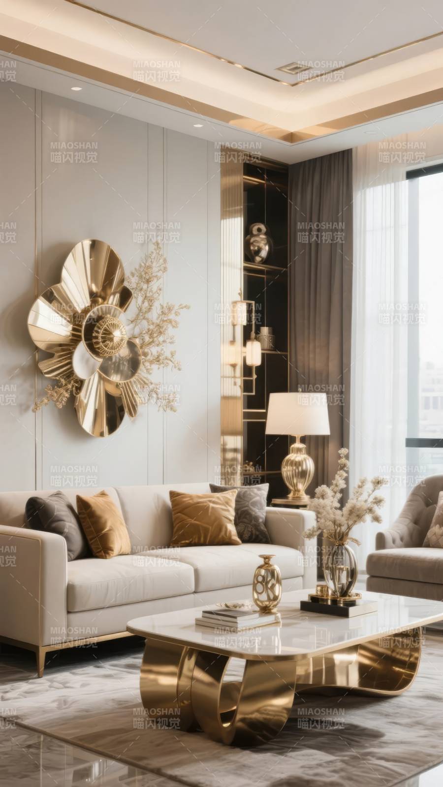 奢华现代客厅设计图片