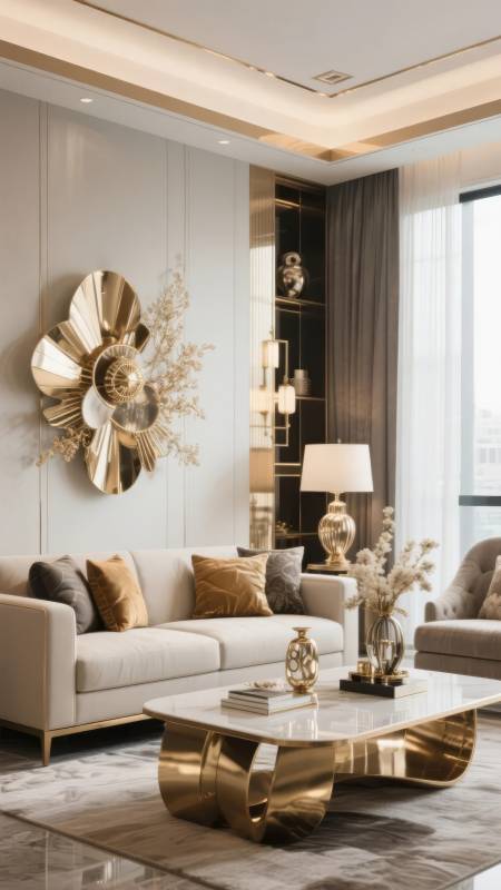 奢华现代客厅设计图片