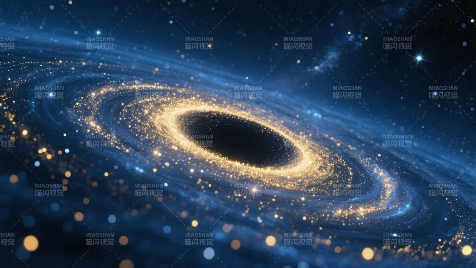 黑洞星环奇观图片