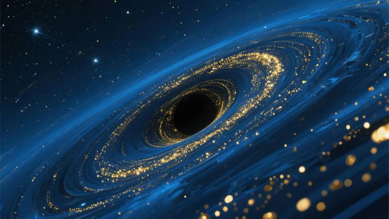 黑洞旋涡星河图片