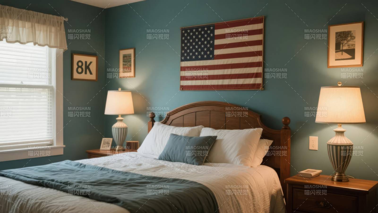 美式风格卧室图片