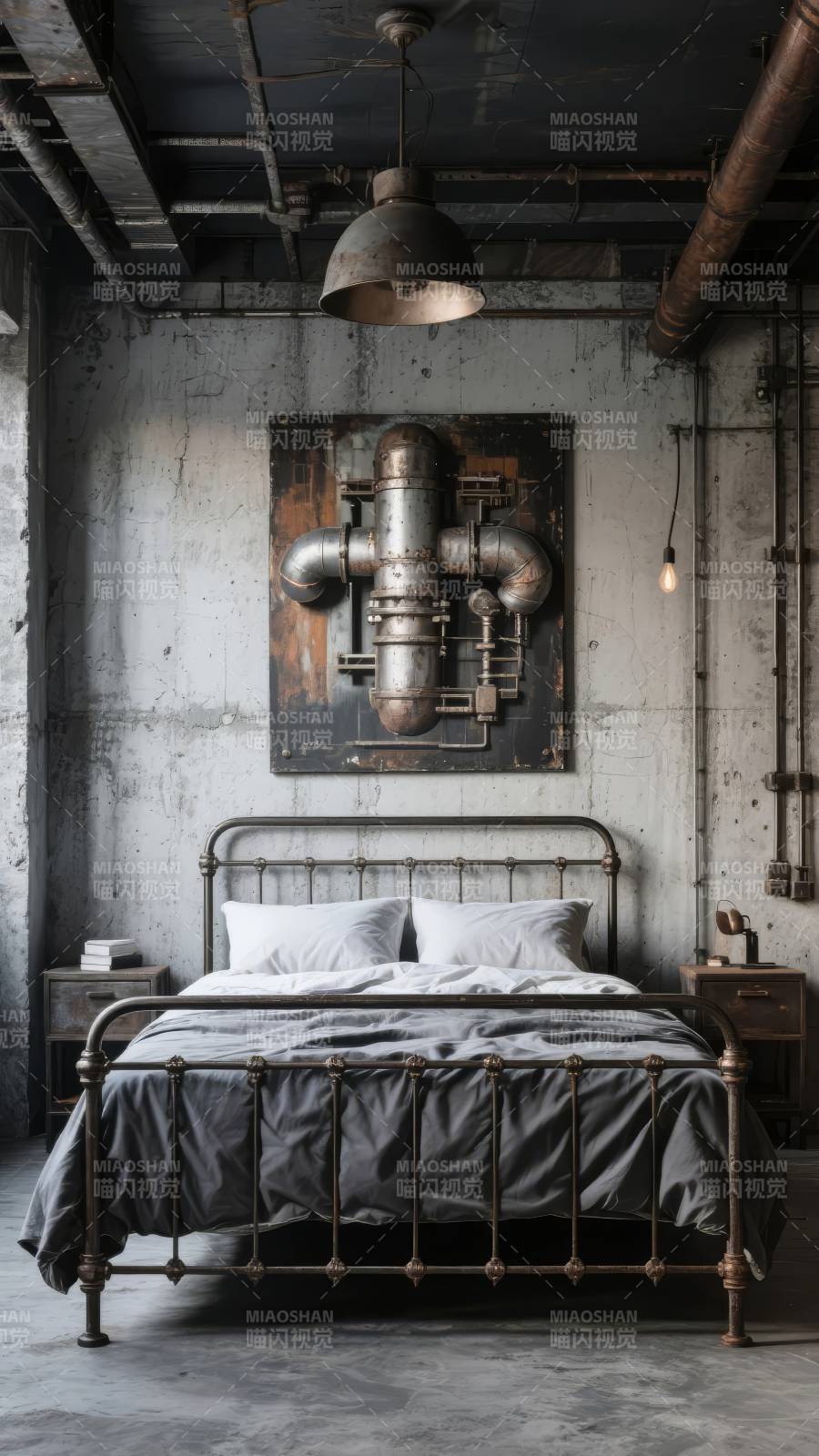 工业风卧室设计图片