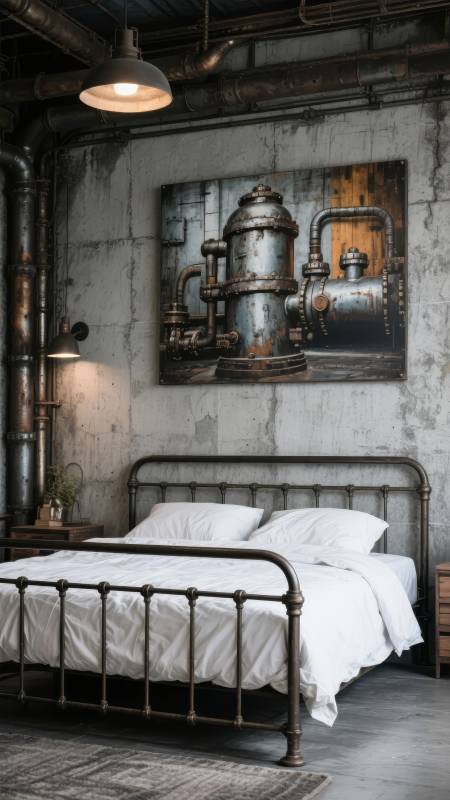 工业风卧室设计图片