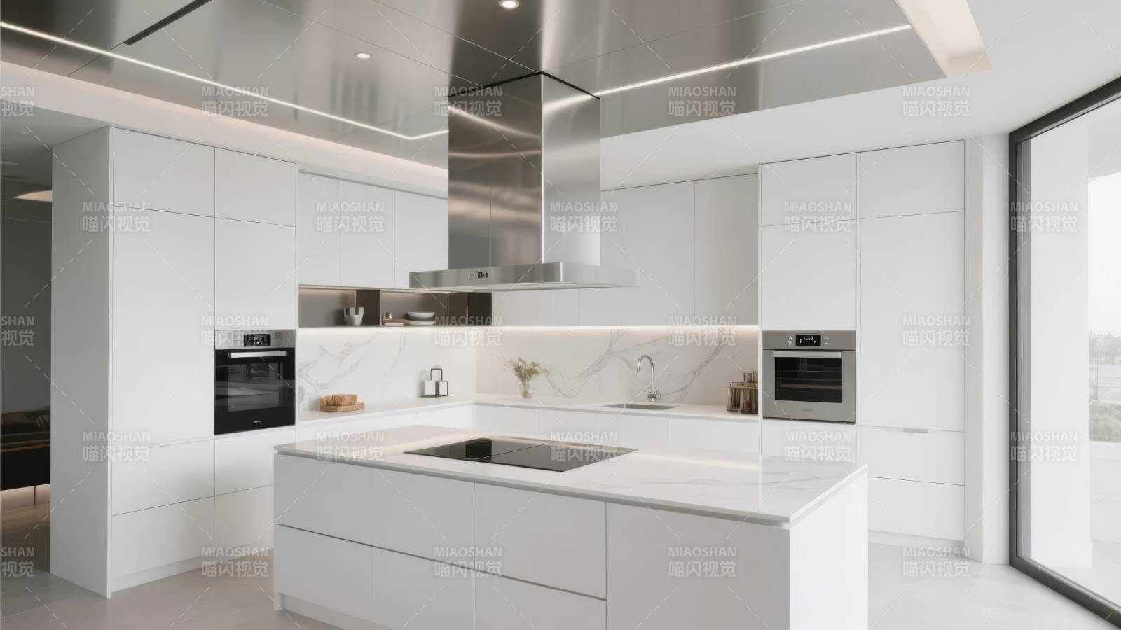 现代简约厨房设计图片