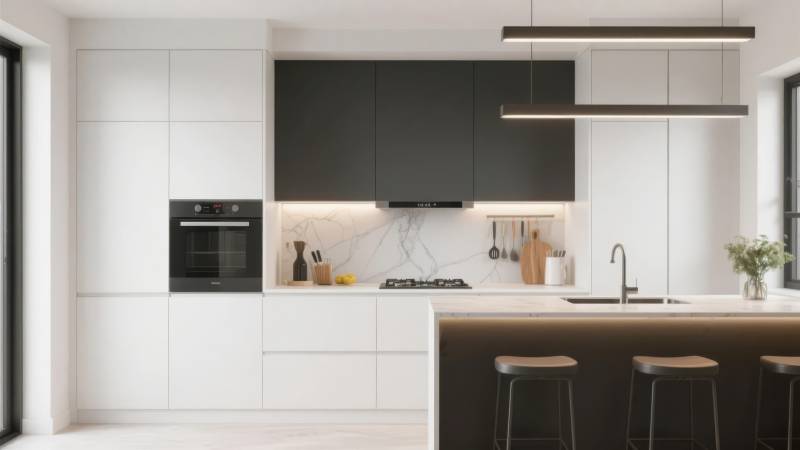 现代简约厨房设计图片