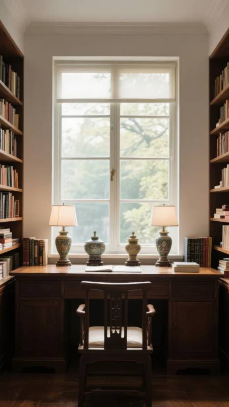 书房静谧时光图片