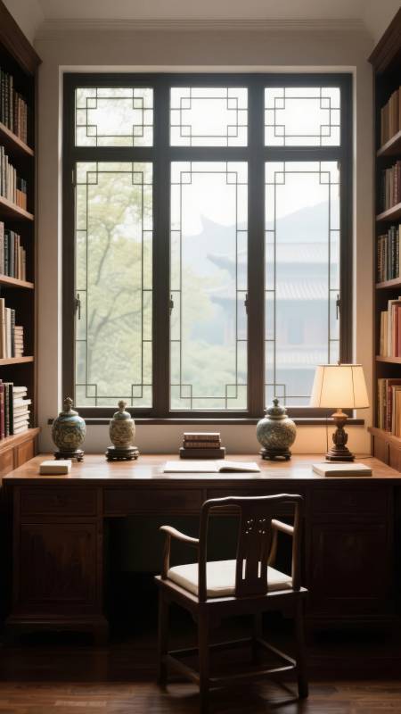 书房静谧书香盈图片