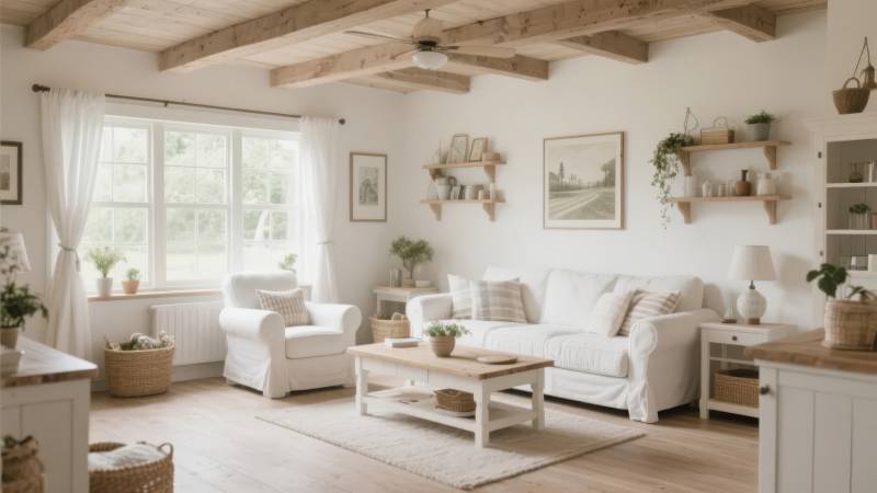 温馨北欧风客厅图片