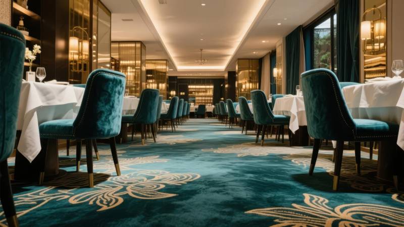 豪华宴会厅全景图片