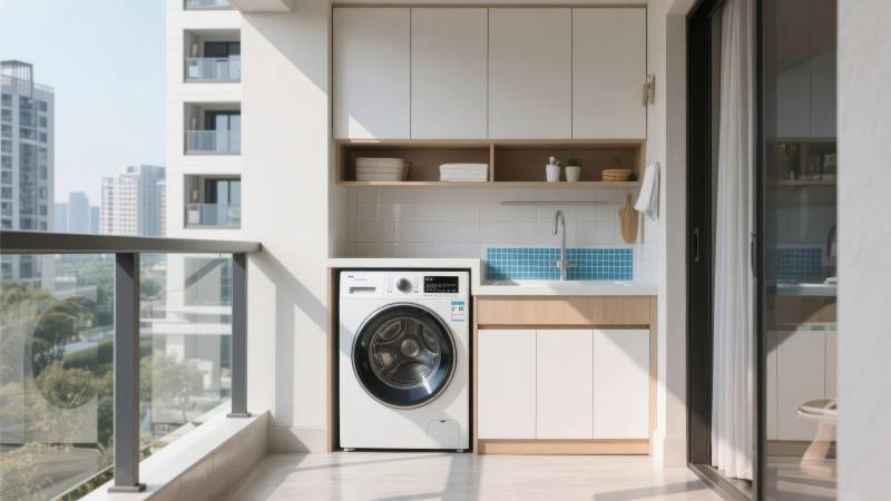 阳台洗衣房设计图片