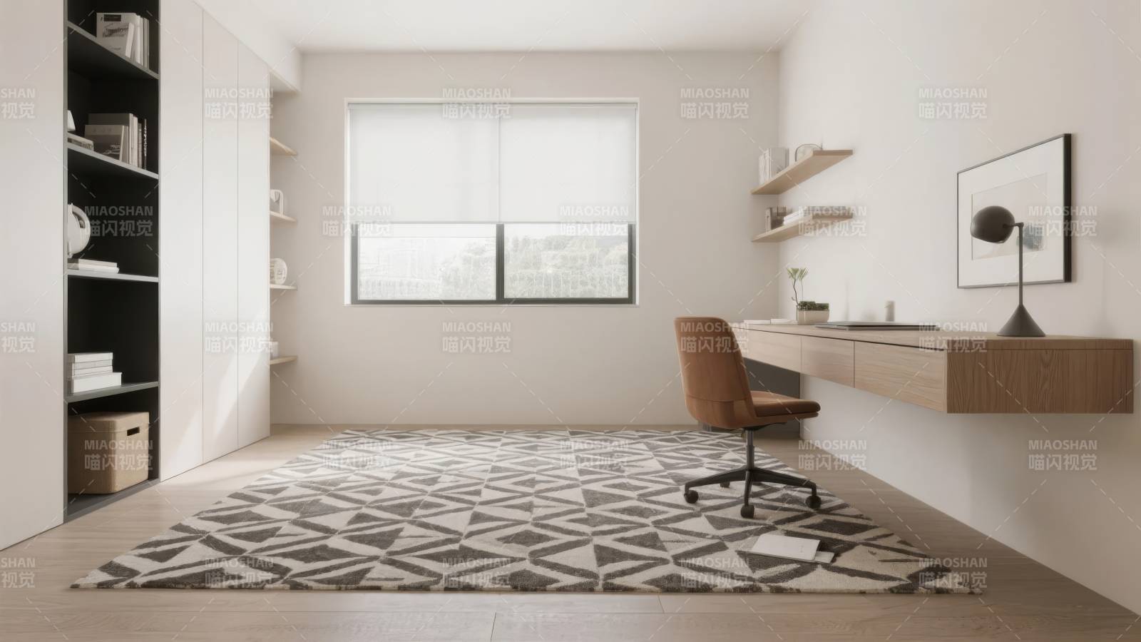 简约现代书房设计图片