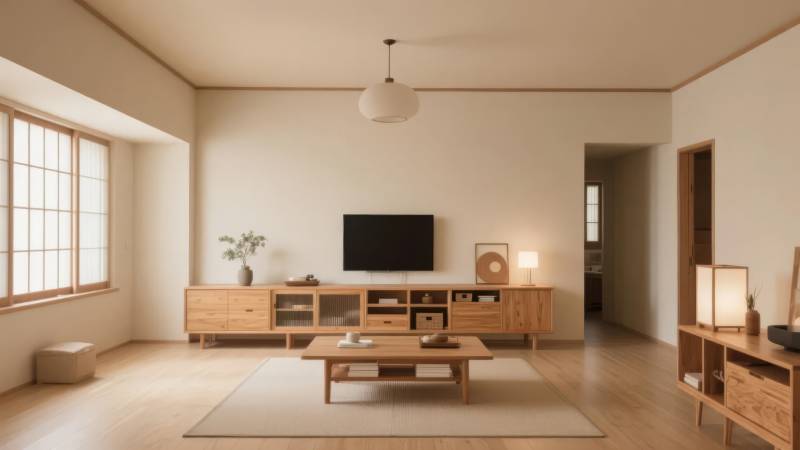 日式简约客厅图片