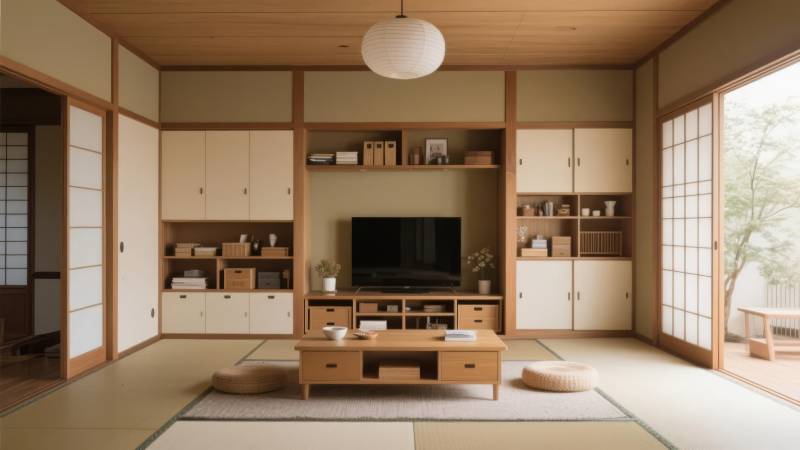日式简约客厅图片