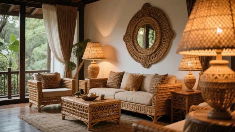 热带风情客厅图片