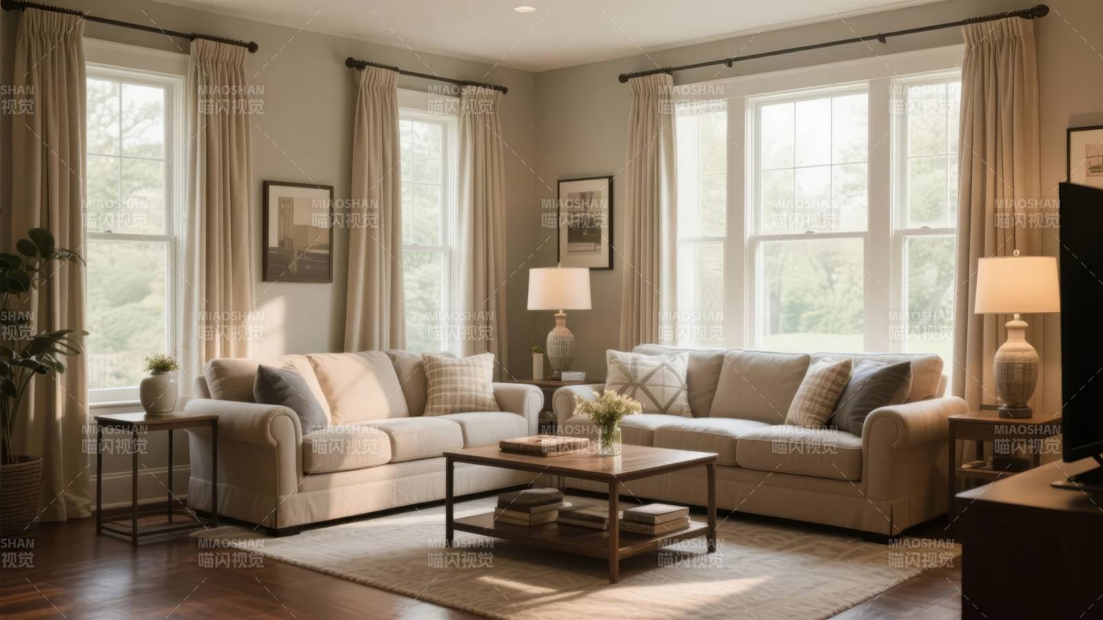 温馨客厅布置图片