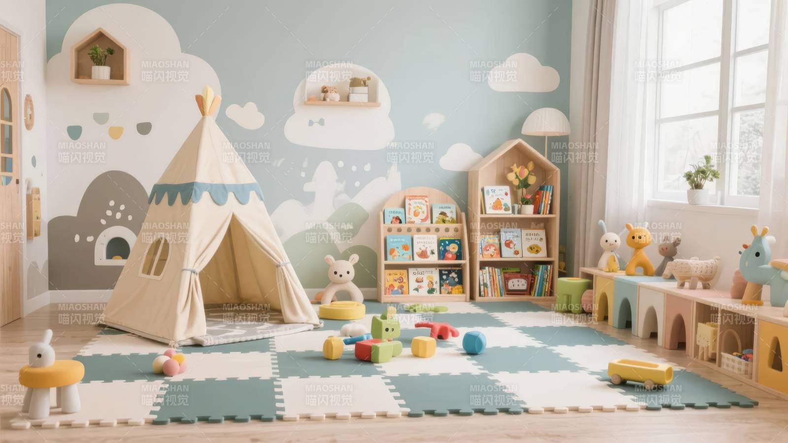 童趣温馨儿童房图片