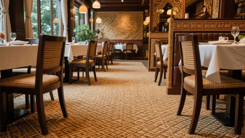 典雅餐厅静谧一角图片