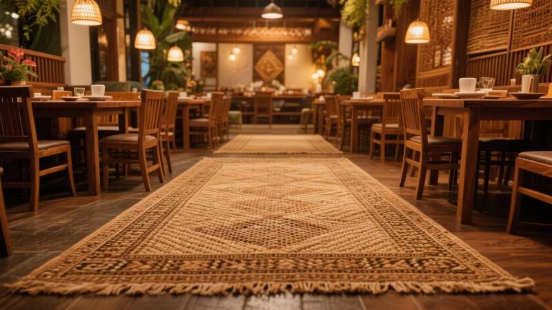 温馨餐厅长廊图片