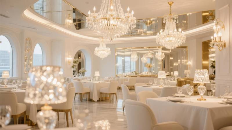 奢华餐厅 水晶璀璨图片