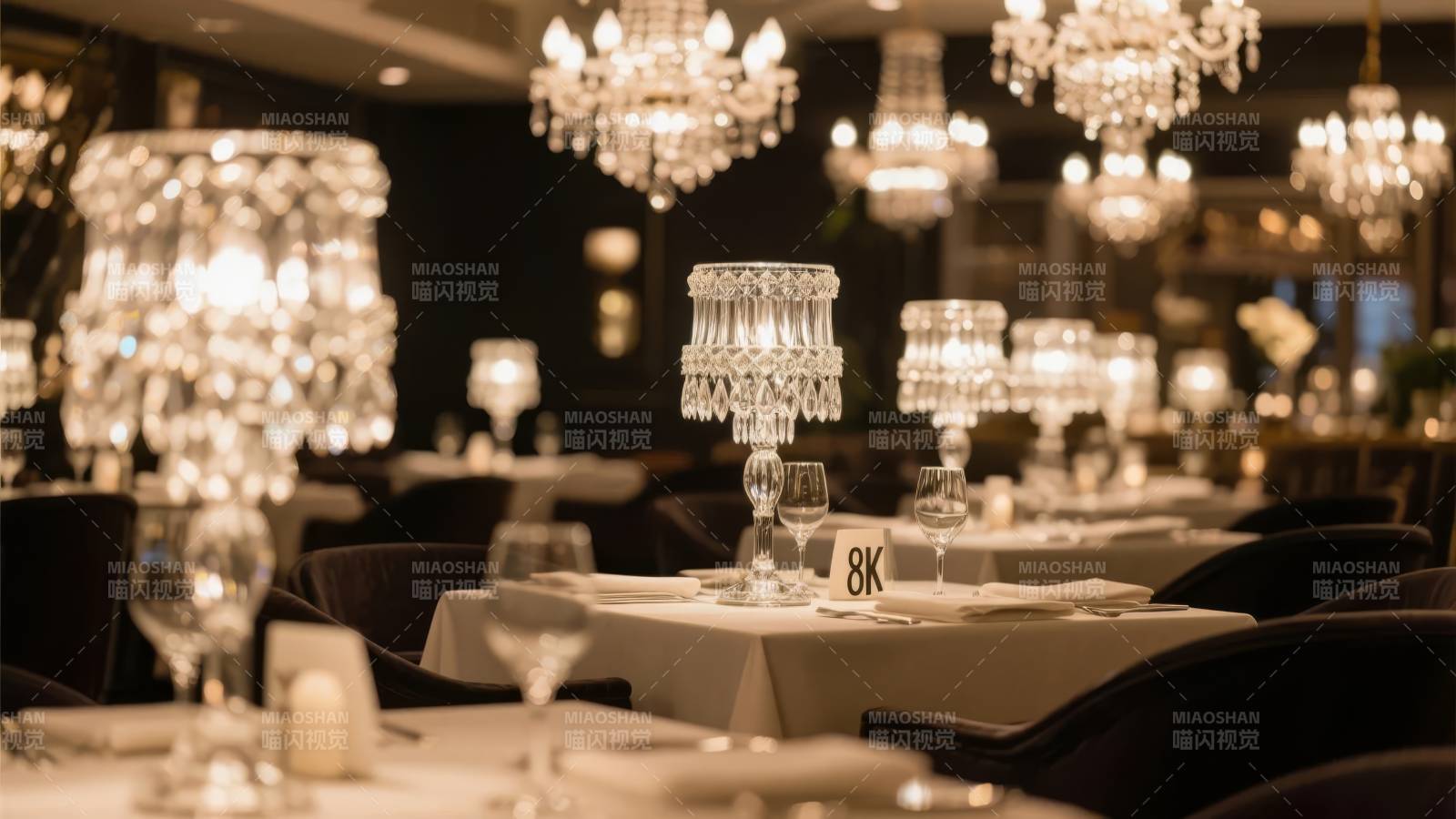 奢华宴会厅布置图片