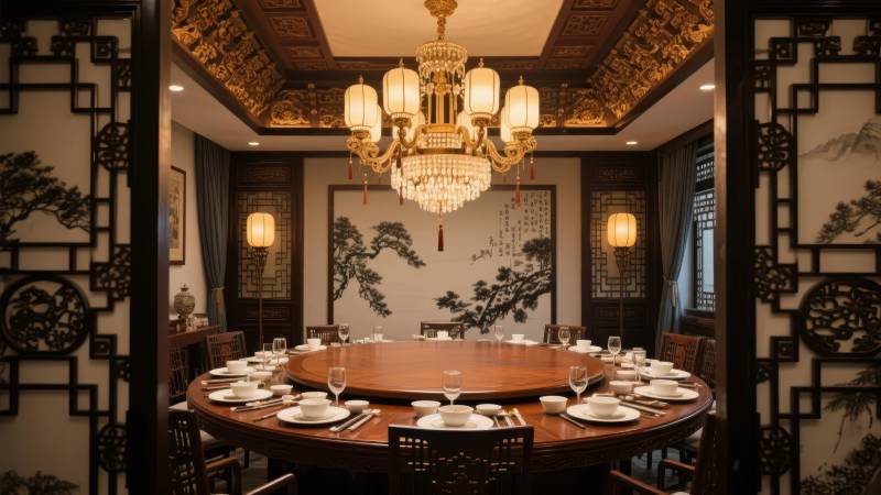 中式典雅餐厅图片