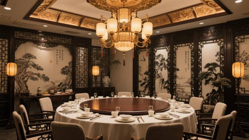 中式雅宴厅图片