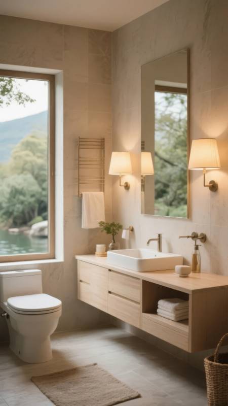 自然光浴室美景图片