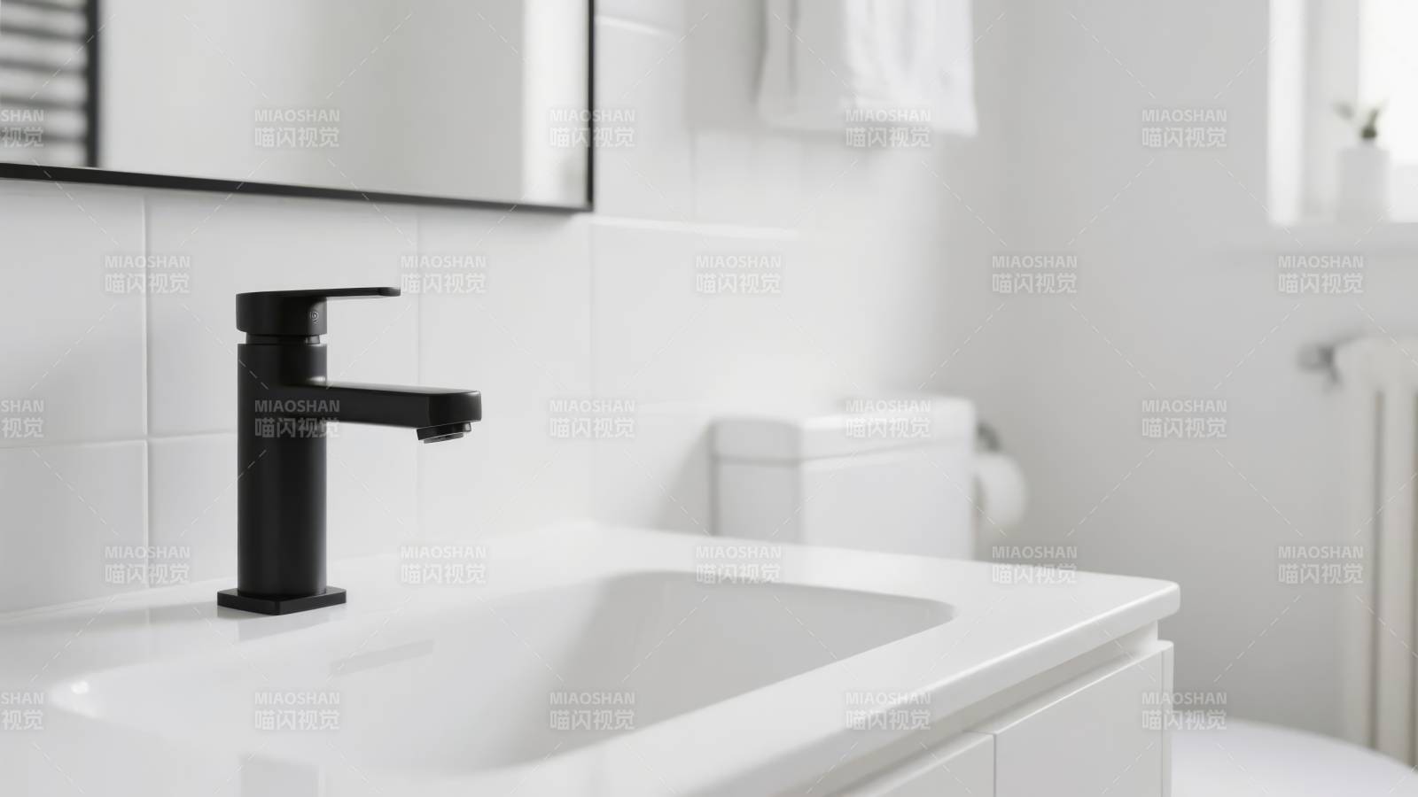 现代简约浴室洗手台图片