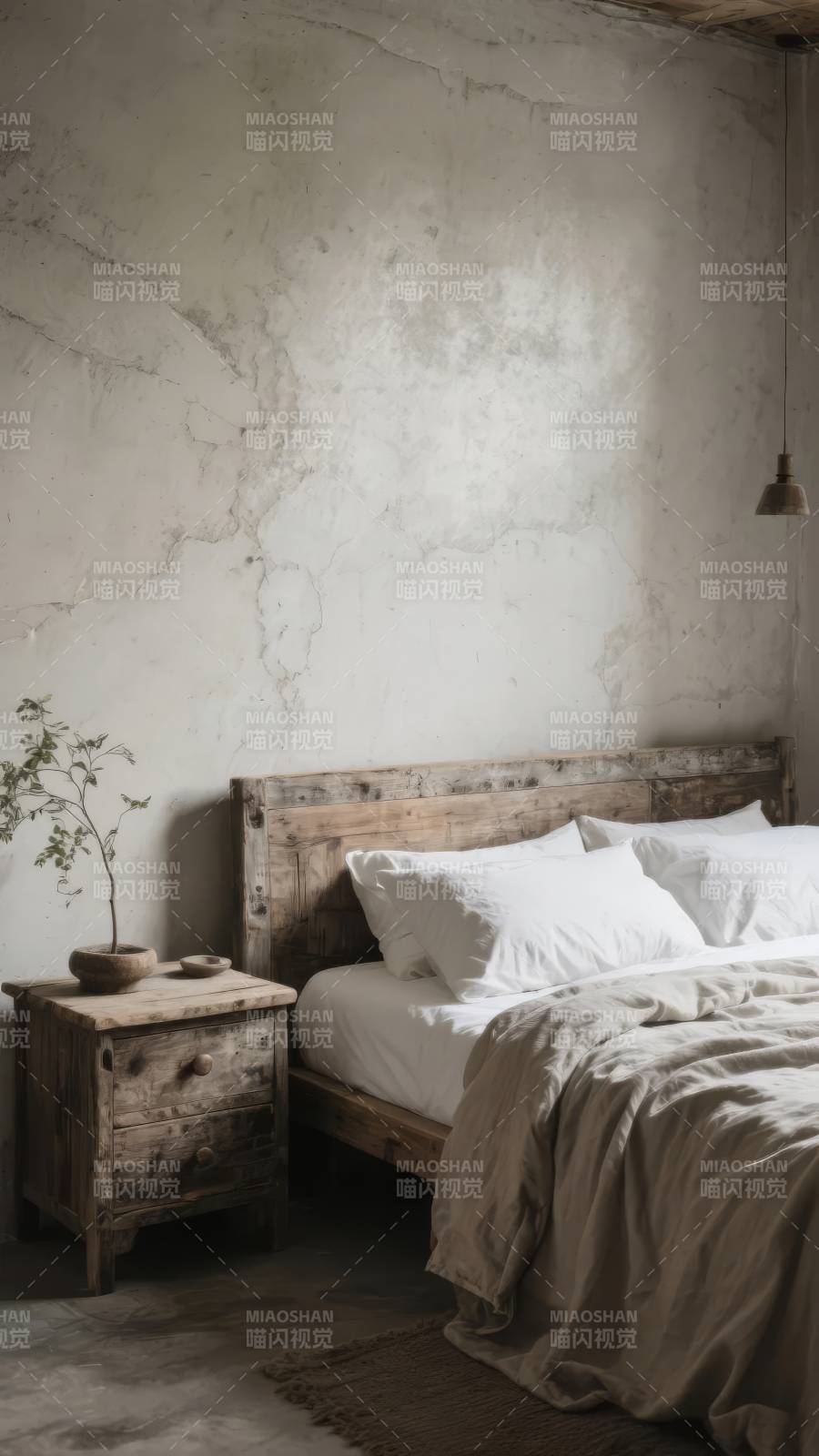 质朴卧室静谧之美图片