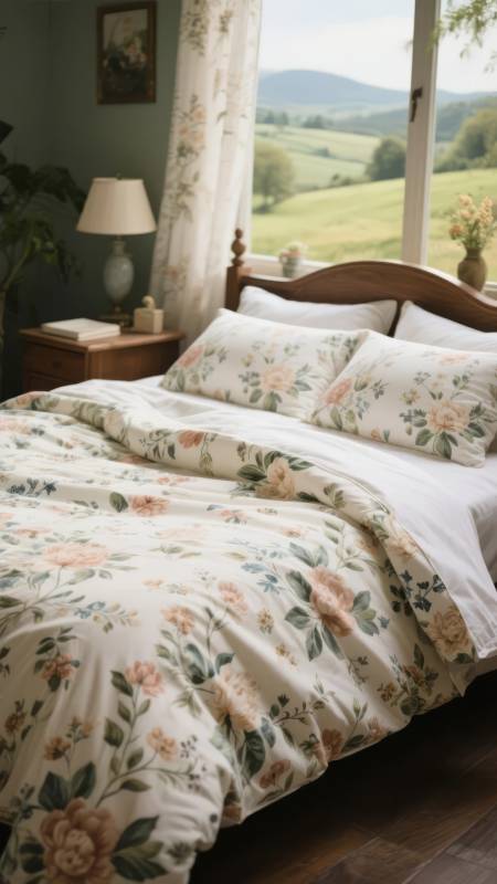 田园风卧室美景图片