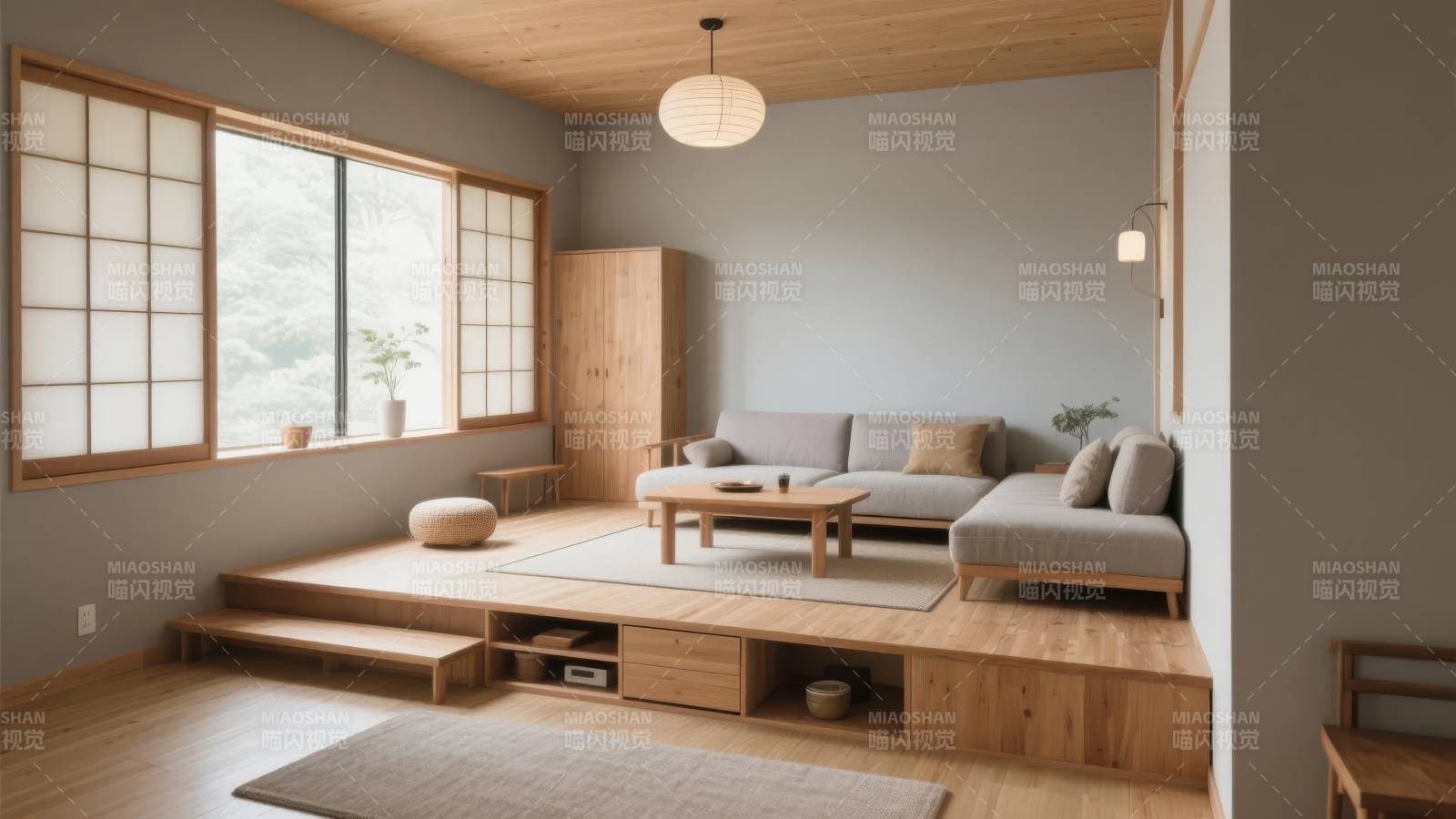 日式简约客厅图片