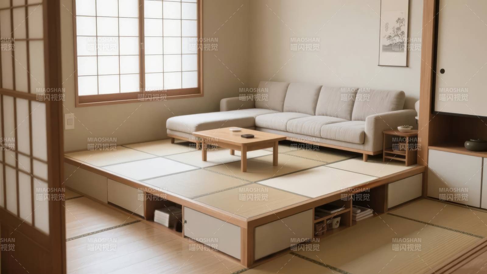 日式榻榻米客厅图片