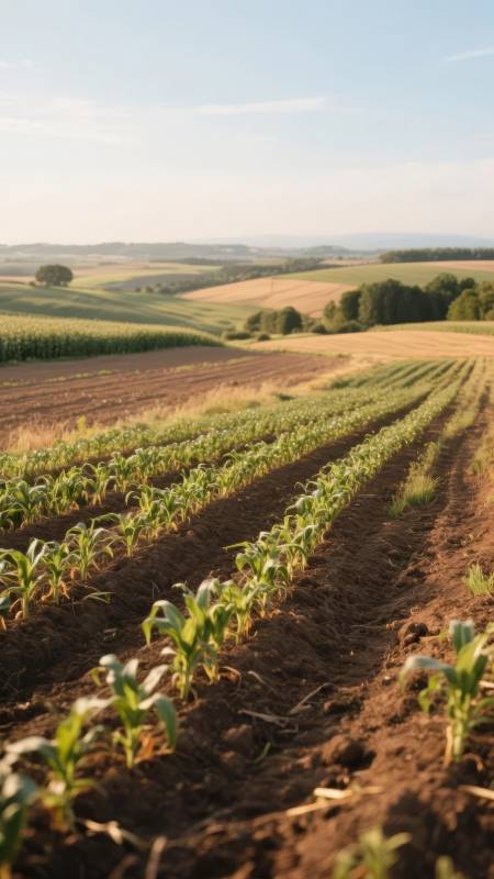 田野新绿 生机盎然图片