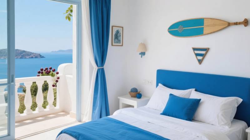 地中海风情卧室图片