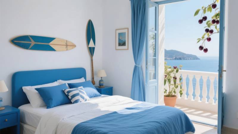 地中海风情卧室图片