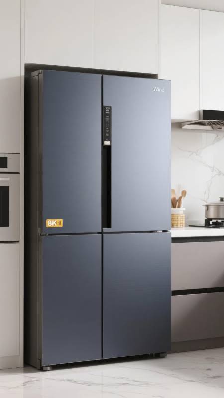 风冷四门冰箱图片