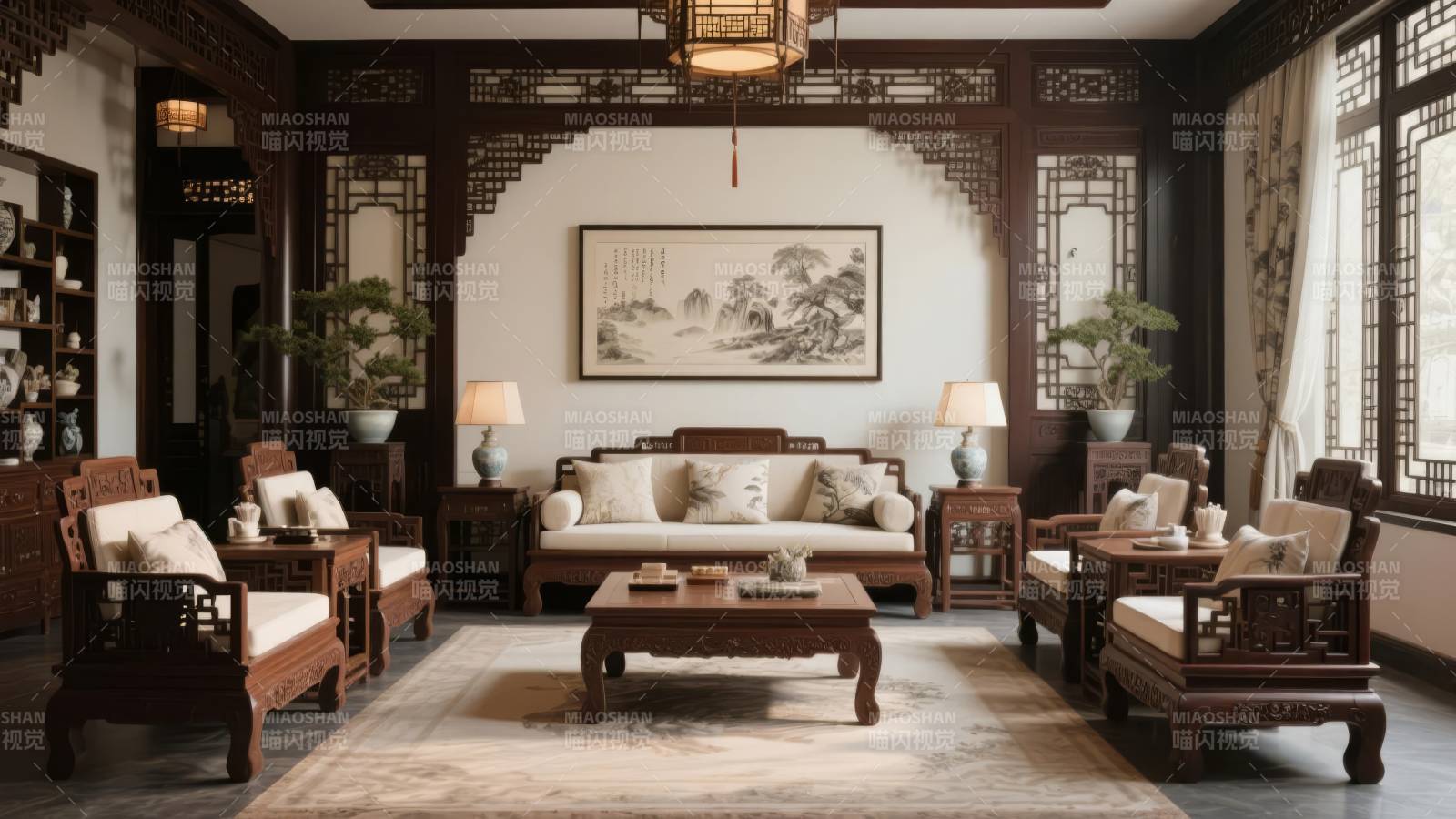 中式古典客厅图片