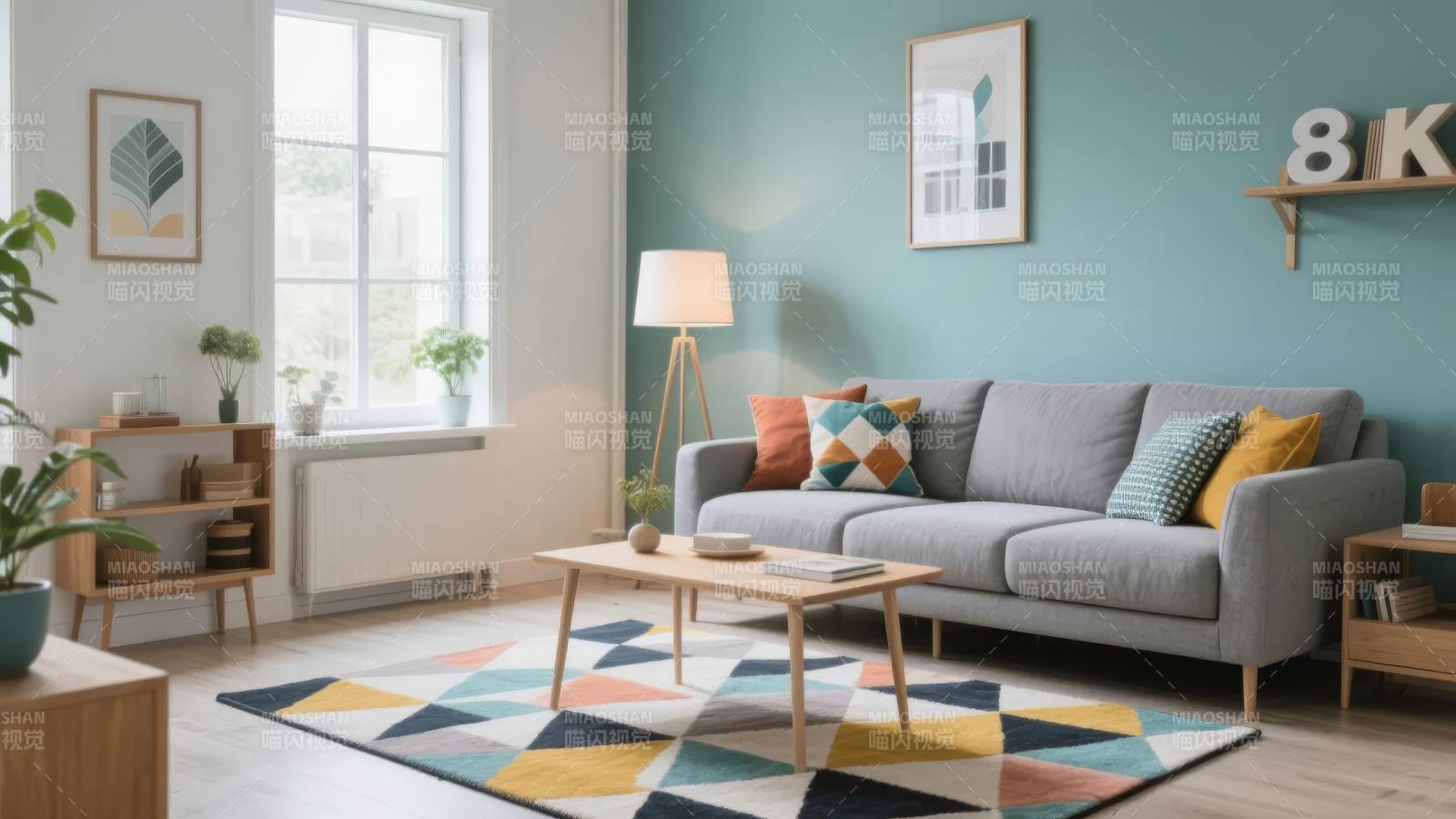 现代客厅布置图片