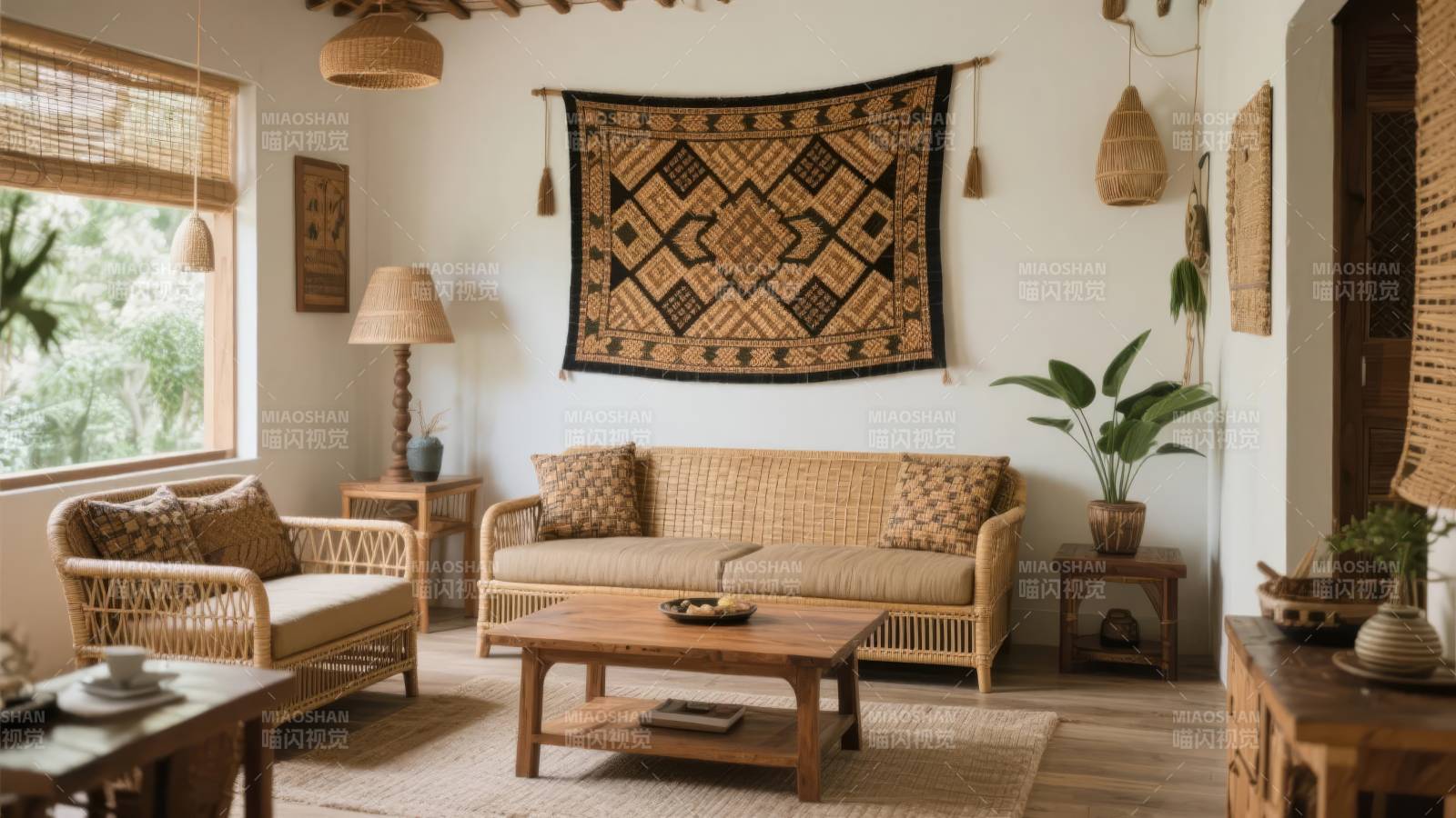 温馨自然风客厅图片