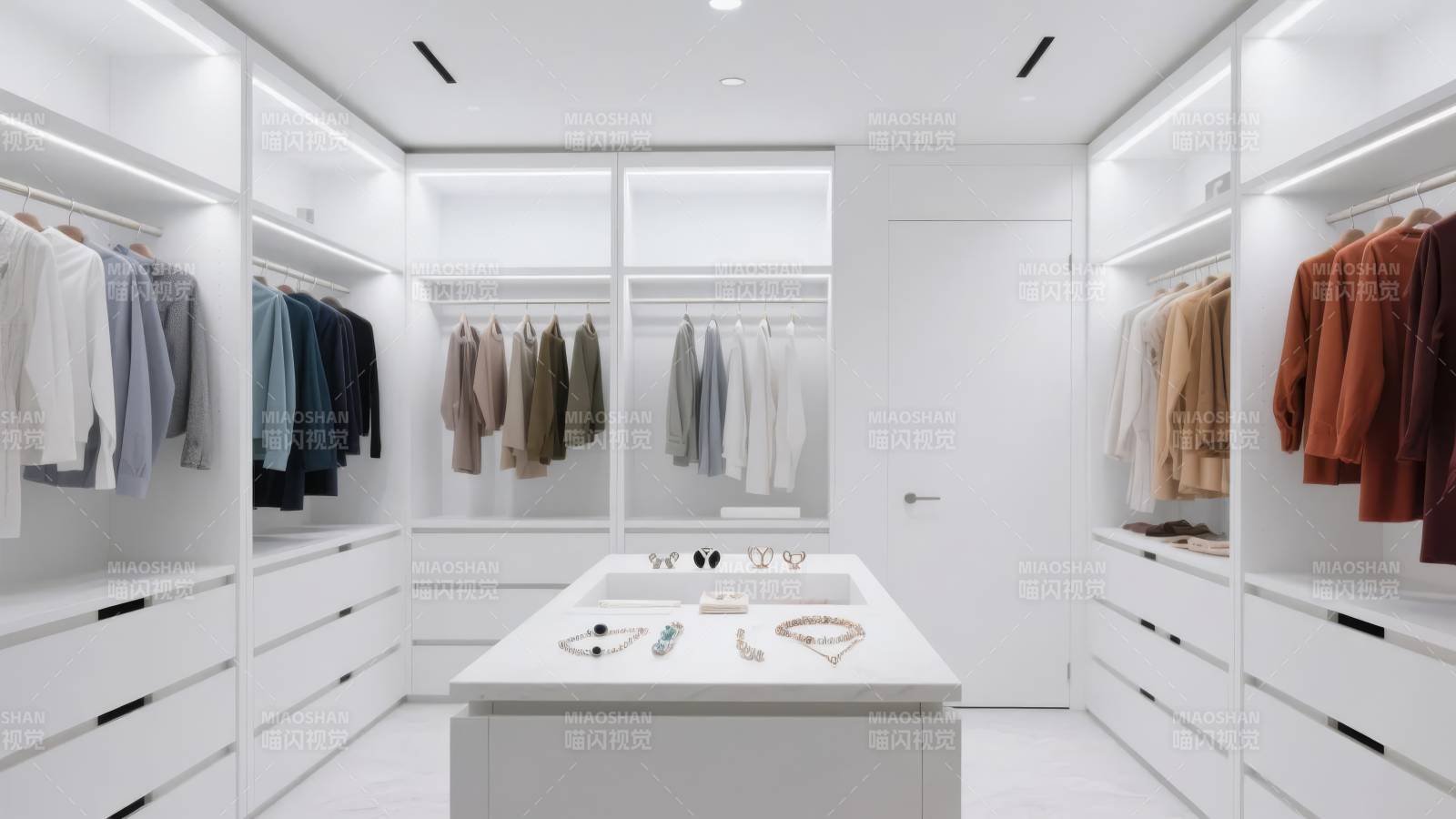 简约现代衣帽间图片