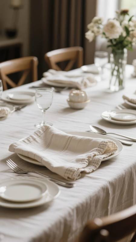 雅致餐桌布置图片