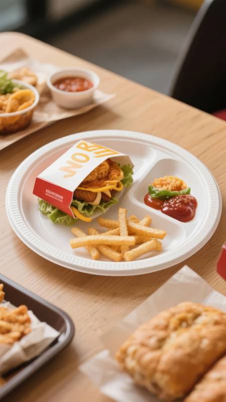 美味汉堡套餐图片