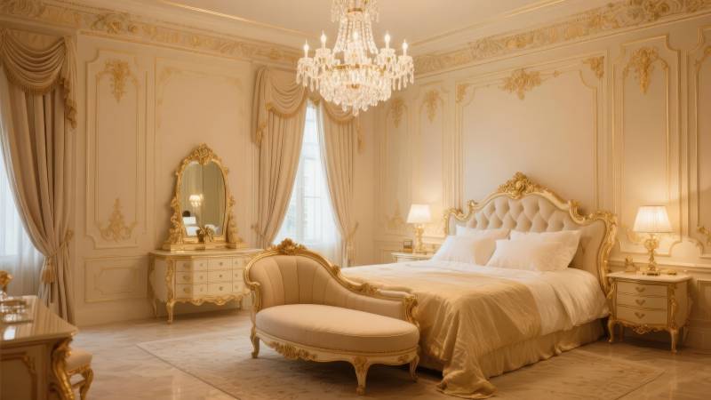 奢华欧式卧室图片